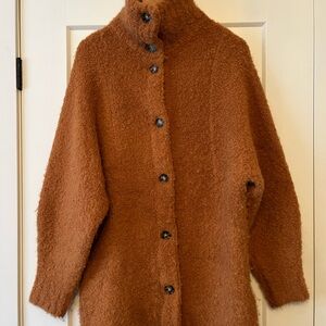 Wilfred Teddy Jacket in Rich Brown